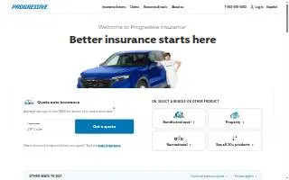 Progressive Insurance - Claims Office of Milwaukee website
