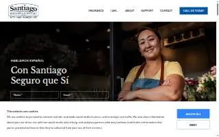 Santiago Insurance Agency LLC website