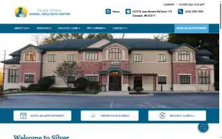 Silver Spring Animal Wellness Center of Milwaukee website