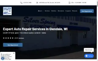 Silver Spring Automotive website