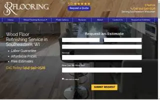 SNR First Rate Floors of Milwaukee website
