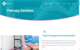Tenderness Therapy Center website