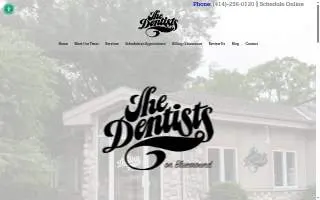 The Dentists On Bluemound website