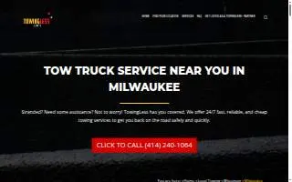 Towing Less of Milwaukee website