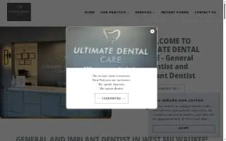 Ultimate Dental Care of Milwaukee website