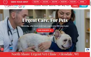 UrgentVet of Milwaukee website