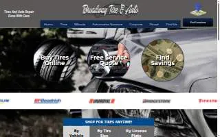 Broadway Tire & Auto website