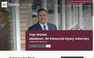 DeVos Law Firm, LLC website