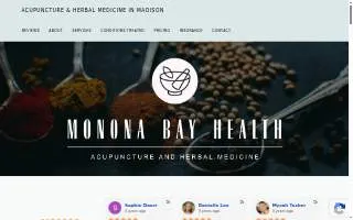 Monona Bay Health - Acupuncture & Herbal Medicine website
