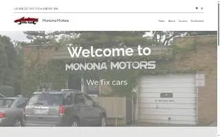 Monona Motors website