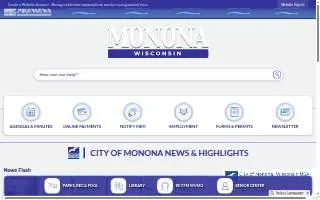 Monona Senior Center website