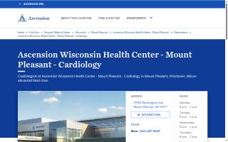 Ascension Wisconsin Health Center - Mount Pleasant - Cardiology
