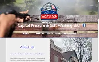 Capitol Pressure & Soft Washing LLC website