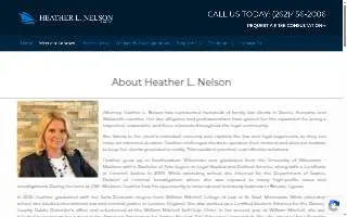 Heather L. Nelson Law, S.C. of Mount Pleasant website