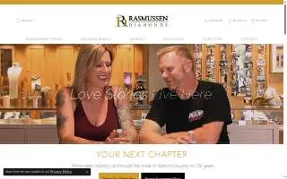 Rasmussen Diamonds of Mount Pleasant website
