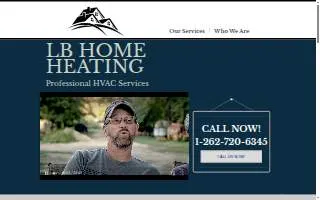 LB Home Heating website
