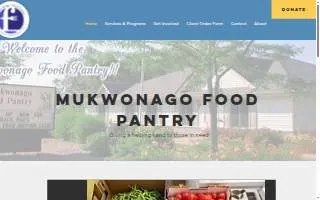 Mukwonago Food Pantry website