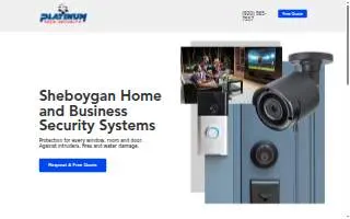 Platinum Tech Security - Sheboygan Home Security & Business Security Systems of Mukwonago website