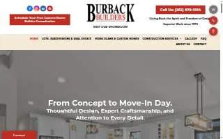 Burback Builders website