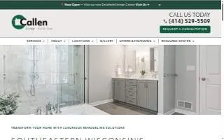 Callen Construction, Inc. website