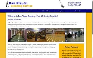 Dan Plautz Cleaning Service, Inc. website