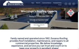 Duranso Roofing website