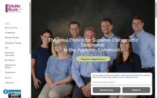 Schubbe Resch Chiropractic & Physical Therapy Center website