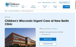 Children's Urgent Care at New Berlin Clinic