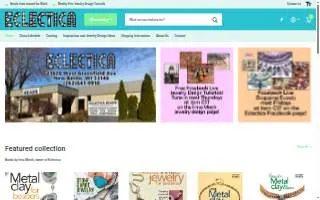 Eclectica Beads website