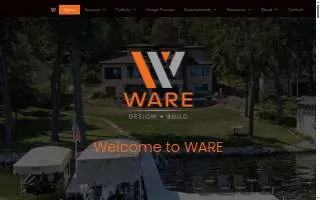 Ware Design Build website