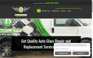 Bartlett Auto Glass LLC of New London website