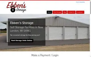 Ebben's Storage - The Space Center website