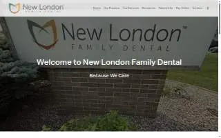 New London Family Dental website