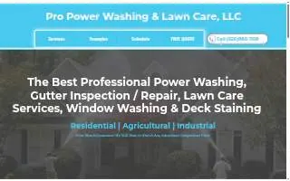 Pro Power Washing, LLC website