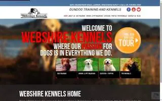 Webshire Kennels website