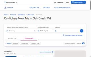 Ascension Medical Group WI - Franklin - Cardiology & Cardiac Electrophysiology of Oak Creek