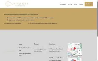 Chiro One Chiropractic & Wellness Center of Oak Creek website