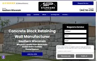 Standard Precast website