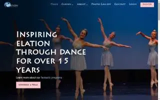 Elation Dance Center website