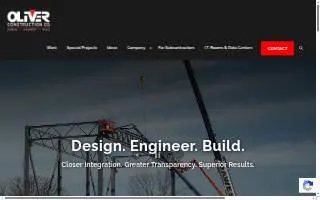 Oliver Construction Co website