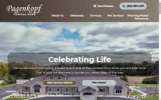 Pagenkopf Funeral Home website