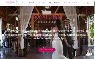 Social Style Dance Lessons website