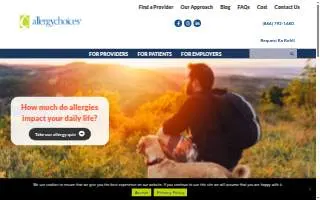 Allergychoices LLC website