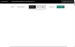 Well Designed Functional Medicine website