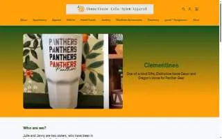 Clementines, Inc website