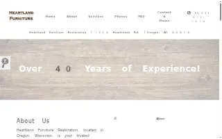 Heartland Furniture Restoration website