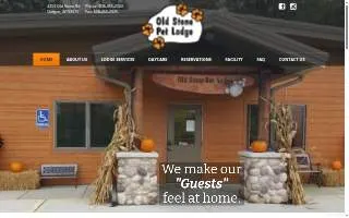 Old Stone Pet Lodge website