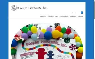 Oregon Pre-School Inc website