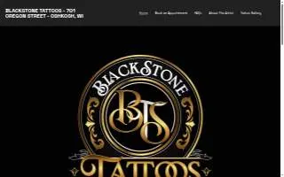 BlackStone Tattoos website