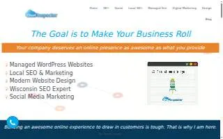 Cloud Inspector Web Design website
